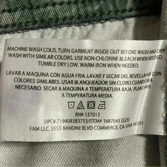 Orvis Joggers XXL Green Tencel Comfy Relaxed Fit Pull-On Pockets Athleisure NWT - Picture 8 of 8